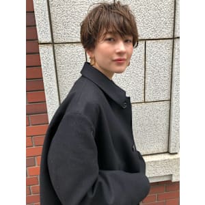 #切りっぱなしボブ #前下りボブ #顔周りレイヤー #小顔カ