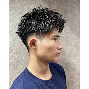 ツーブロックスパイキーショート【池袋メンズカット/パーマ】　 - Re:ICE【リアイス】掲載中