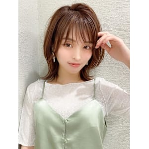 シースルーぱっつん前髪で結んでかわいいフェイスレイヤー - AFLOAT/L 錦糸町【アフロートエル】【アフロートエル キンシチョウ】掲載中