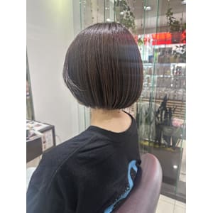 ミニボブと髪質改善カラー