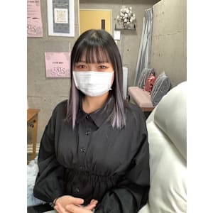 イヤリングカラー シールエクステ（beforeあり）