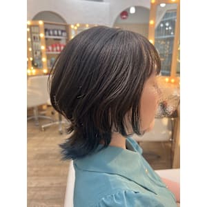 【大久保】ウルフ×インナーカラー