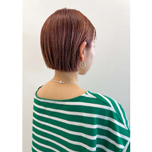 【大久保】タッセルボブ×オレンジカラー