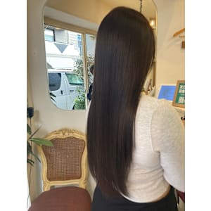 髪質改善トリートメントロングヘアーレイヤーグレージュブラウン - CHAINON【シェノン】掲載中