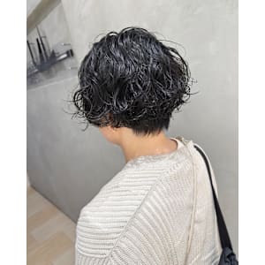 ungu ul×ショート×パーマ