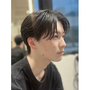 men's/メンズ/ダウンパーマ/黒染め/韓国