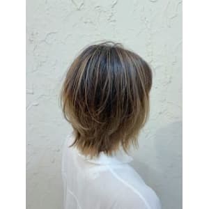 【Flor】*エッジショート+３Dバレイヤージュ*