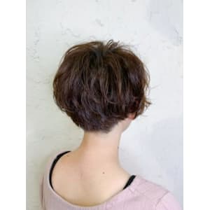 【Flor】*丸みショート+無造作カール*