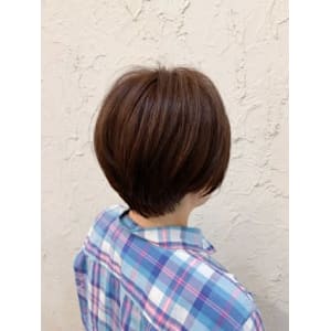 【Flor】*丸みショート+ラテブラウン*