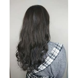 【Flor】*フェザーロング+アッシュグレー*