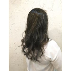 【Flor】*ハイライト+ネイビーグレージュ*