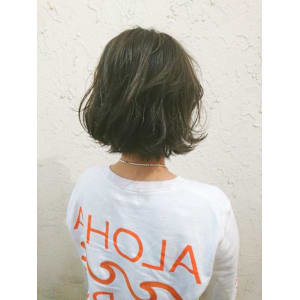 【Flor】*ウォーターホールボブ+グレイアッシュ*