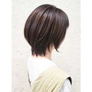 【Flor】*大人ショート+ダークブラウン*