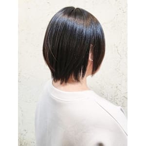 【Flor】*大人丸みショート＋ニュアンスブラック＊