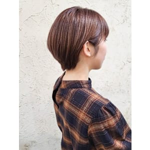 【Flor】*大人ショート+マロンベージュ*