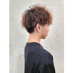 【Flor】*メンズツイストパーマ+ツーブロック*