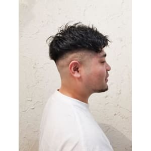 【Flor】*刈り上げモヒカン+束感ショート*