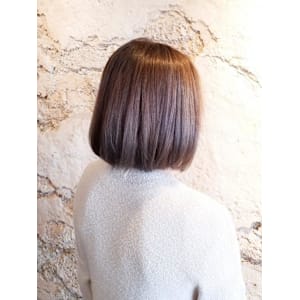 【Flor】*ナチュラルボブ+オリーブグレージュ*