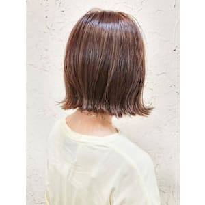 【Flor】*外ハネボブ+オリーブベージュ*