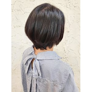 【Flor】*大人前下がりショート+アッシュブラウン*