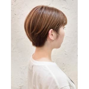 【Flor】*小顔ショート+アッシュオリーブ*