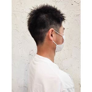 【Flor】*メンズショート+刈り上げ+ソフトモヒカン