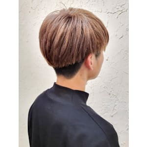 【Flor】*メンズマッシュ+刈り上げ+ペールベージュ