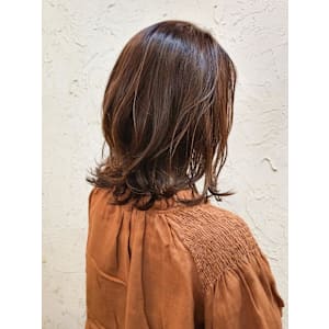 【Flor】*くびれミディ+マロンブラウン*