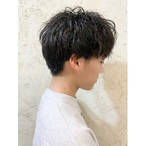 【Flor】*メンズパーマ＋ショートマッシュ*