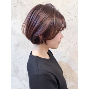 【Flor】*大人女子＋ショートボブ＋マロンベージュ*