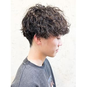 【Flor】*メンズパーマ＋マッシュ＋ショート*