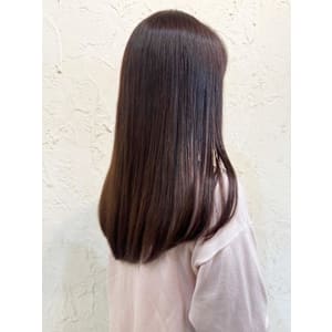 【Flor】*髪質改善トリートメント+ラテブラウン*