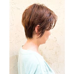 【Flor】*大人カジュアルショート+ブラウン*