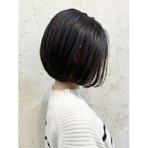 【Flor】*大人可愛いまとまるボブ＋ダークブラウン*