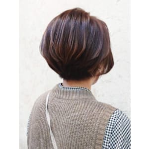 【Flor】*大人ショートボブ＋マロンブラン*