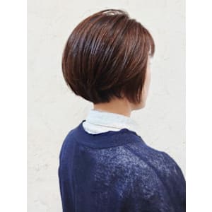 【Flor】*大人ショートボブ+マロンブラウン*