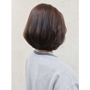 【Flor】*大人Aラインボブ＋ショコラブラウン*