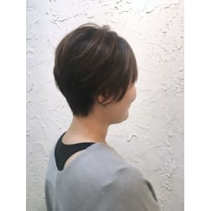 【Flor】*エッジショート+スモーキーブラウン*