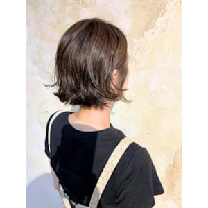 【Flor】*ミニボブ+ラベンダーブラウン*