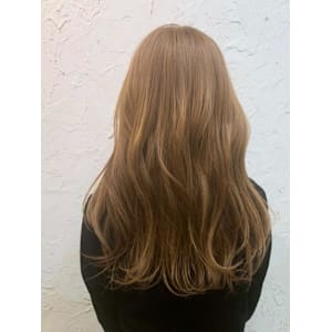 【Flor】*ビジューカール+ハニーベージュ*