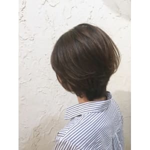 【Flor】*丸みショートボブ+パールベージュ*