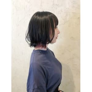 【Flor】*ベビーピンクインナー+ウルフボブ*