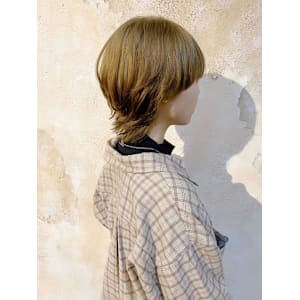 【Flor】*マッシュウルフ+オリーブベージュ*