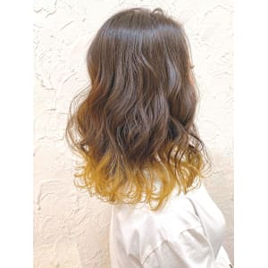 【Flor】*キビタキイエロー×グラデーション*