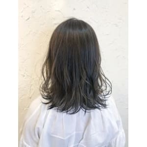 【Flor】*くびれセミディ+ブルーグレー*