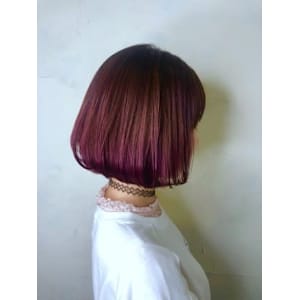 【Flor】*ミニマムボブ+グラデーションピンク*