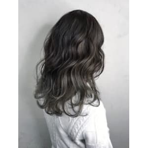 【Flor】*グレイッシュグラデーション+ノットヘア*