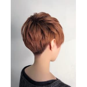 【Flor】*ピンキーアッシュ+メンズライクショート*