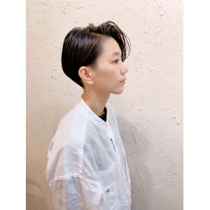 【Flor】*ハンサムショート+ナチュラルブラウン*