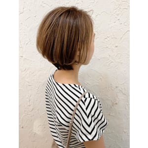 【Flor】*シフォンボブ+フォギーベージュ*